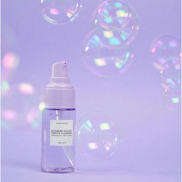 Glow Recipe Blueberry Bounce Gentle Cleanser Deep Clean Mini 1oz/30ml Travel NEW - Picture 2 of 5